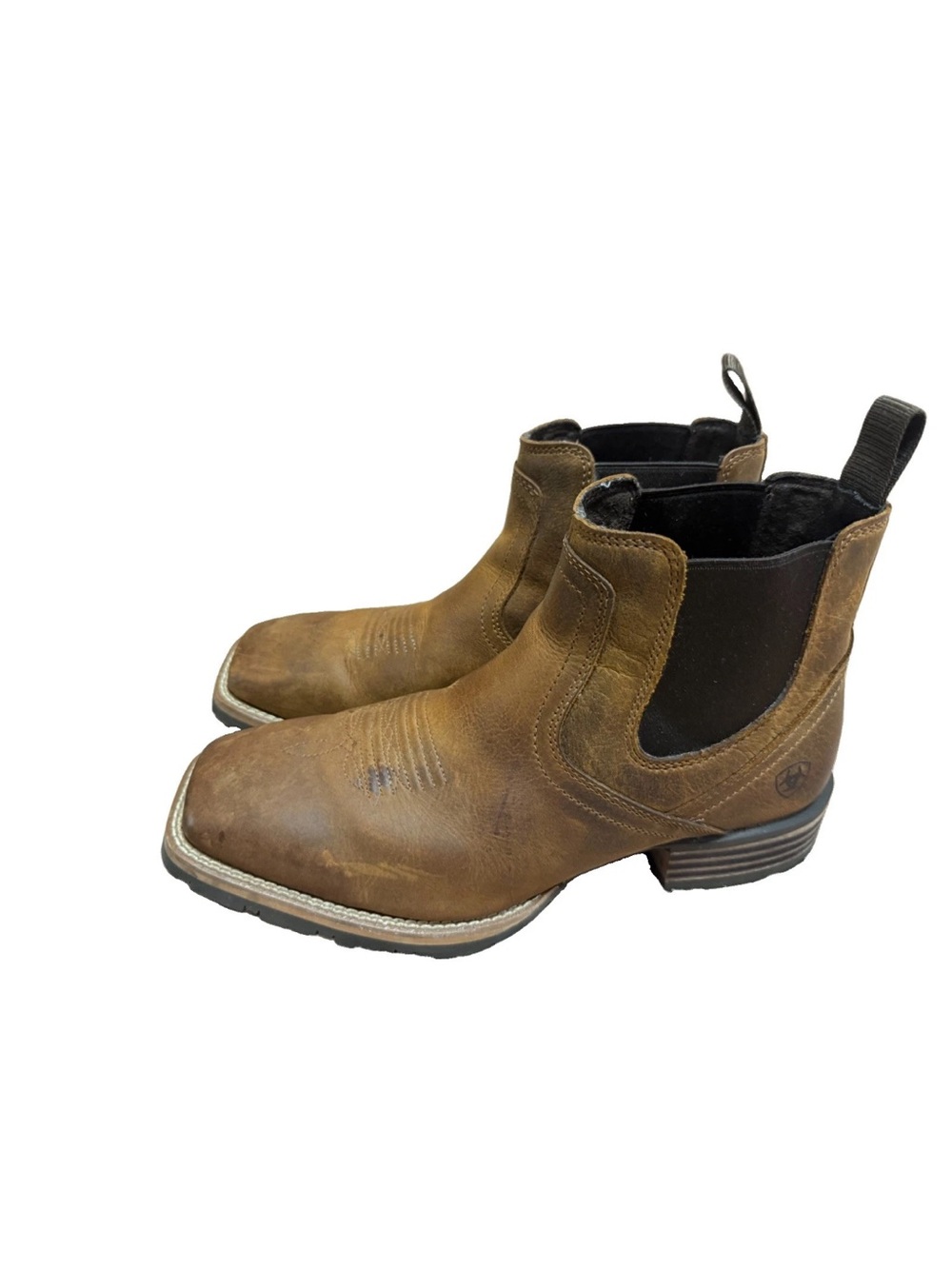 Ariat Mens Hybrid Low Boy Western Boots Brown Leather Size 9D